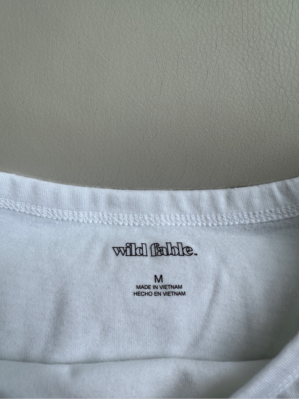Target Wild Fable Lavender and White Crop Top Tee Shirt Set in Size Medium - Picture 8 of 9